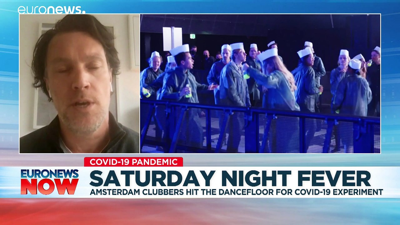 Saturday night fever: Amsterdam clubbers hit the dancefloor for COVID-19 experiment