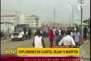 Guinea Ecuatorial: cadena de explosiones en arsenal militar deja 30 fallecidos