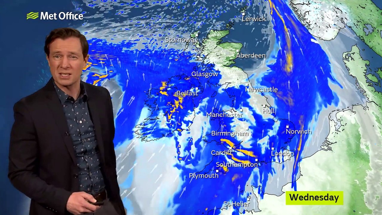 UK Weather From The MetOffice Week Ahead All Change To Wet And Windy 