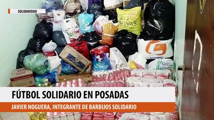 Fútbol solidario en posadas