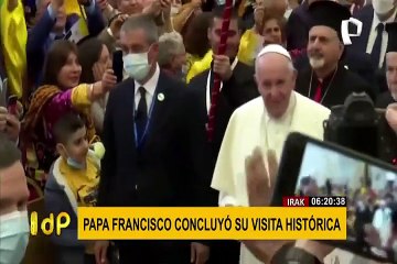 Papa Francisco en Irak: concluyó visita histórica con multitudinaria misa