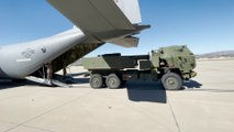 US Military News • Marines, Airmen Work Together to Transport HIMARS • California, Feb. 19, 2021