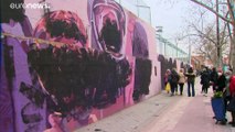 Vandalismo contra un mural feminista de Madrid en el Día de la Mujer