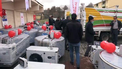BİNGÖL - 22 üreticiye otomatik süt soğutma tankı hibe edildi