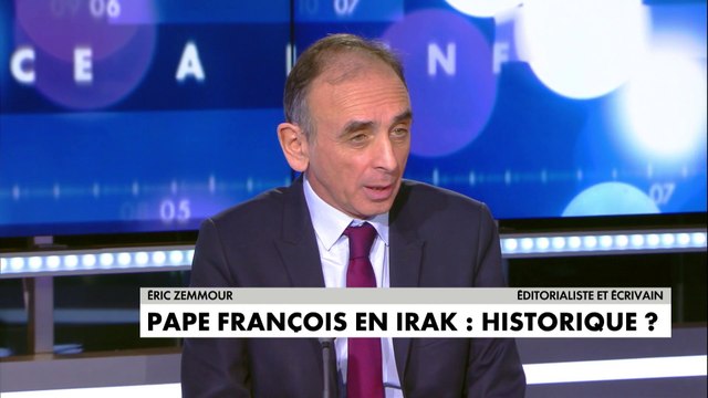 Eric Zemmour : «Le Pape François a donné quitus à ce qu'est une éradication du christianisme dans la terre qui l'a vu naître»