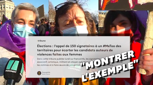 Écarter les candidats auteurs de violences sexuelles? La base, pour ces manifestantes