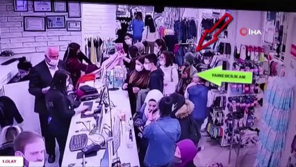 Yankesici kadınlar önce kameraya ardından polise yakalandı