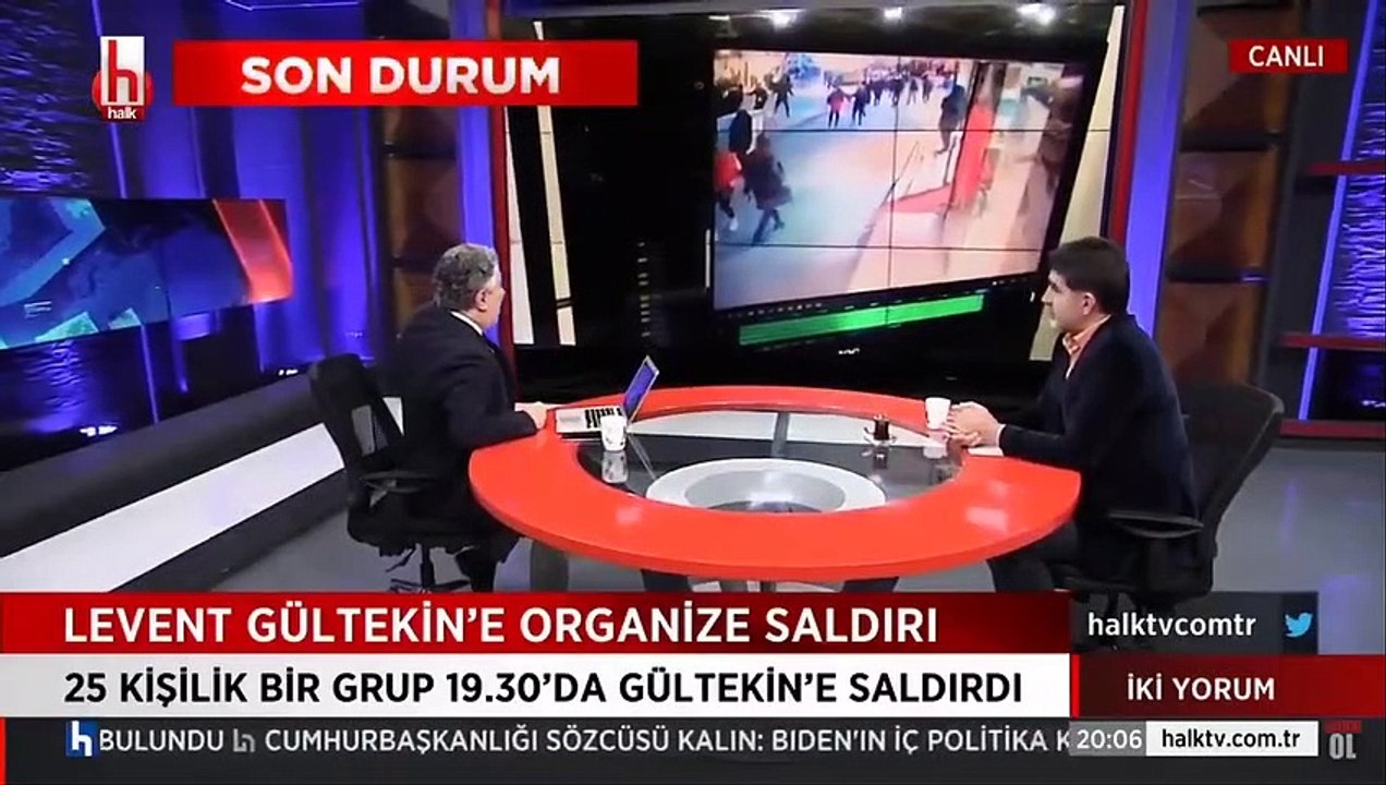 25 kişilik grup, gazeteci Levent Gültekin'e saldırdı