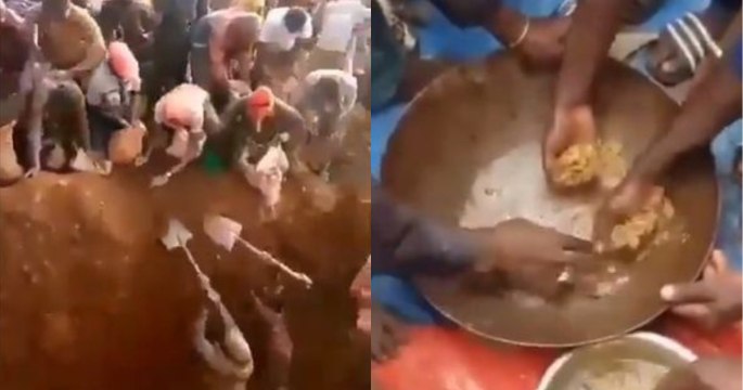 Congo (RDC) : une montagne d’or découverte, les villageois prennent d’assaut le lieu