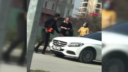 BURSA Kadınlar Günü'nde erkek arkadaşı tarafından saçında tutulup yerde sürüklendi
