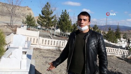 Kastamonu’da bir mezarın taşları tahrip edildi