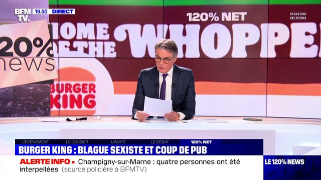 120% Net: Burger king, blague sexiste et coup de pub - 08/03