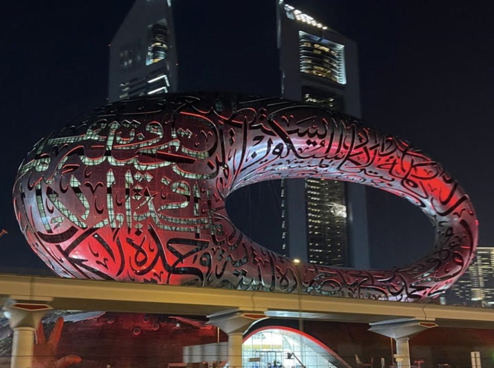 Video: UAE landmarks glow red as Hope Probe nears Mars