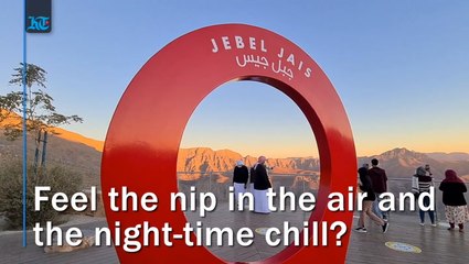 Watch: Temperature falls below zero in UAE