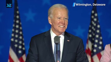 Joe Biden Expresses Confidence In Election Night Speech