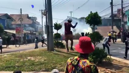 مقتل ثلاثة متظاهرين في بورما