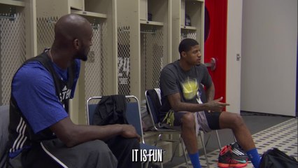 Paul George Tells KG about his First All-Star Game Experience + KG Reminds him to Always Enjoy the Experience