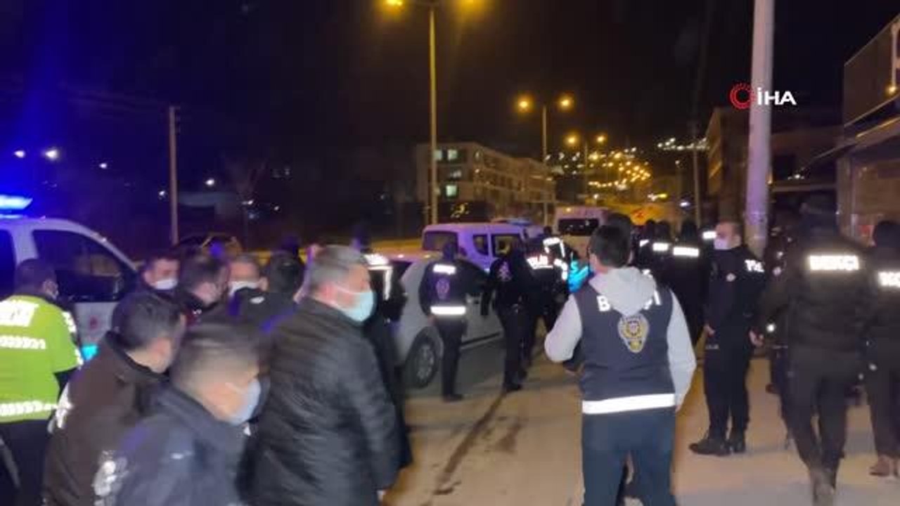 Kısıtlamayı ihlal eden 3 kişi bekçilerle tartışıp ortalığı birbirine kattı