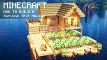 Minecraft- How To Build a Survival Stilt Houses on water