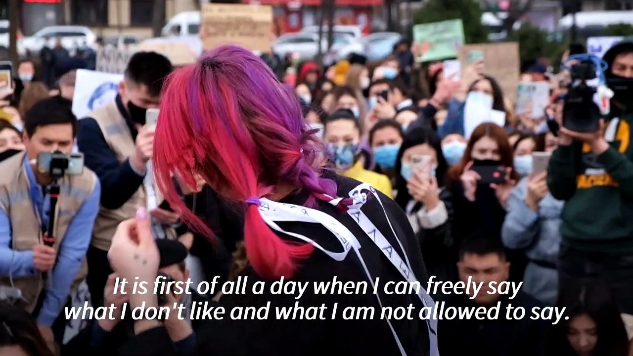 Protesters across the globe mark Women’s Day