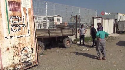 Babasından emanet aldığı traktörün römorkunu hurdacıya sattı