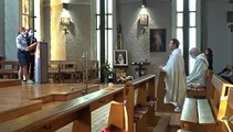 Adoration fête de Ste Bernadette avec les scouts-1