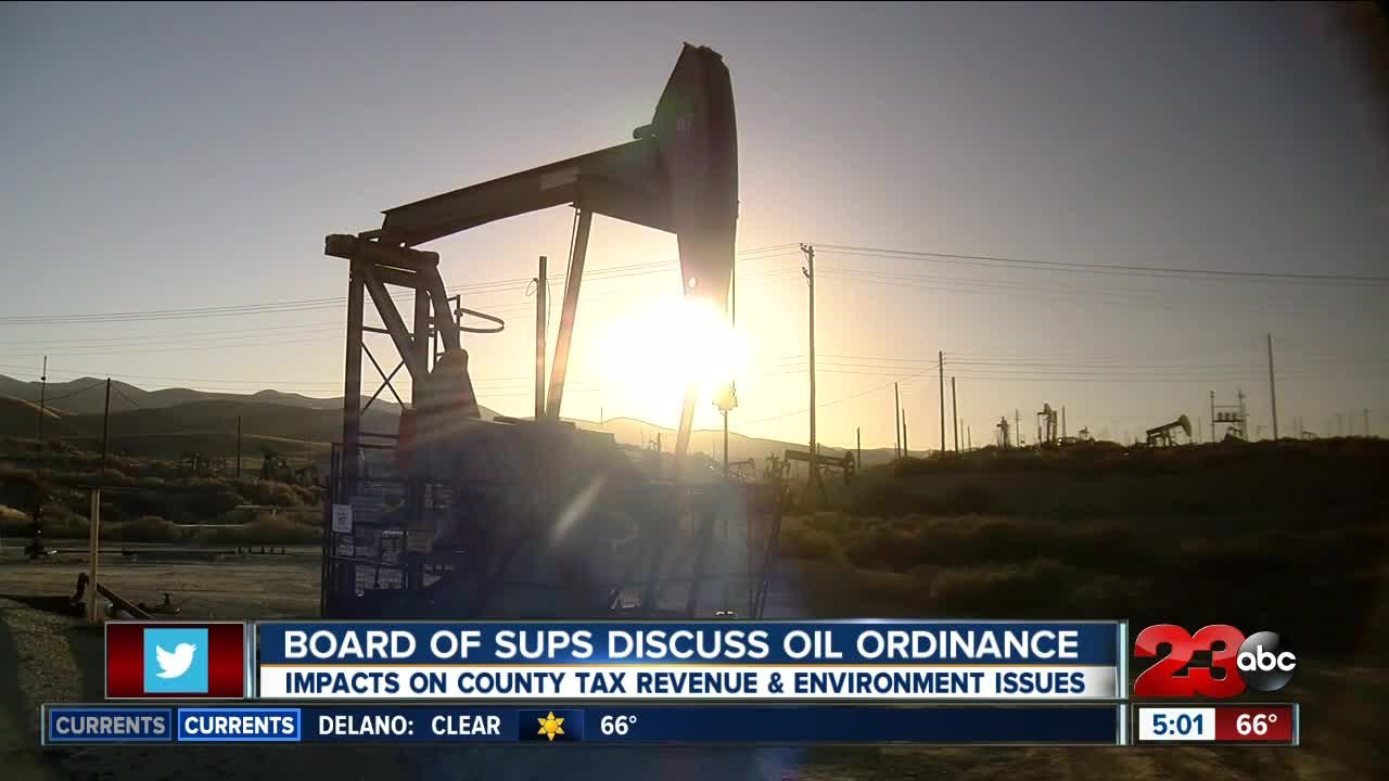 Kern County Board of Supervisors discuss oil or...