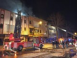 Ankara'da mobilya atölyesindeki yangın korkuttu