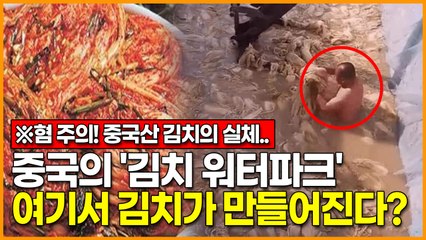 중국의 '김치 워터파크'.. 여기서 김치가 만들어진다고?