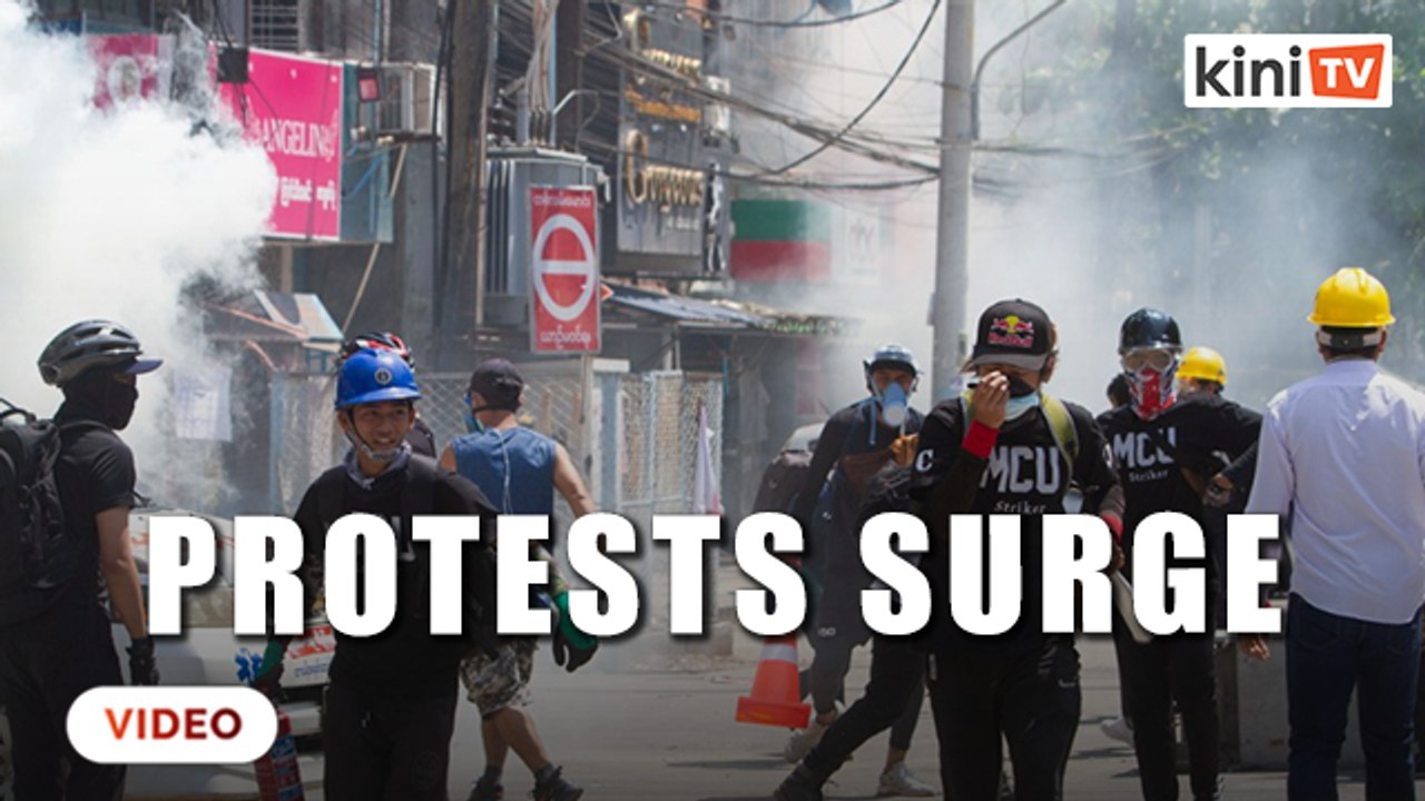 Three protesters killed in Myanmar; banks, factories, shops closed