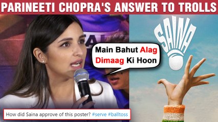 Parineeti Chopra STRONG REACTION On How She Deals With Trolls | Saina Trailer Launch