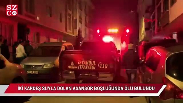 Çekmeköy'de kaybolan iki kardeş suyla dolan asansör boşluğunda ölü bulundu