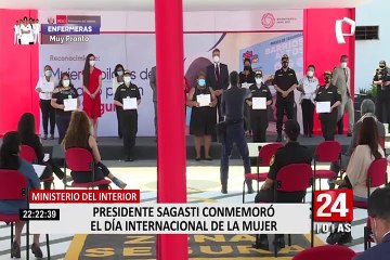 Presidente Sagasti: Debemos dejar de ser espectadores de la violencia en todas sus formas