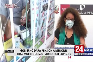 Otorgarán pensión a menores cuyos padres fallecieron a causa del Covid-19