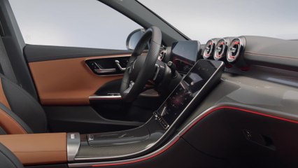 The new Mercedes-Benz C-Class Sedan Interior Design in Studio