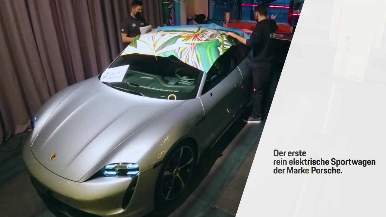 Porsche Taycan Artcar by Richard Phillips