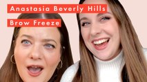 Anastasia Beverly Hills Brow Freeze styling wax review and tutorial for feathery brows