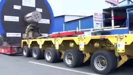 90 tekerlekli TIR, 147.5 tonluk yükü 250 kilometre mesafeye 3 günde ulaştırdı