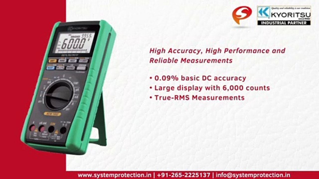 KEW 1052 | Digital Multimeter | System Protection