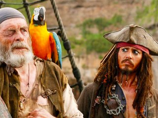 Pirates of the Carribean -Cotton the Mute clip - RIP David Bailie
