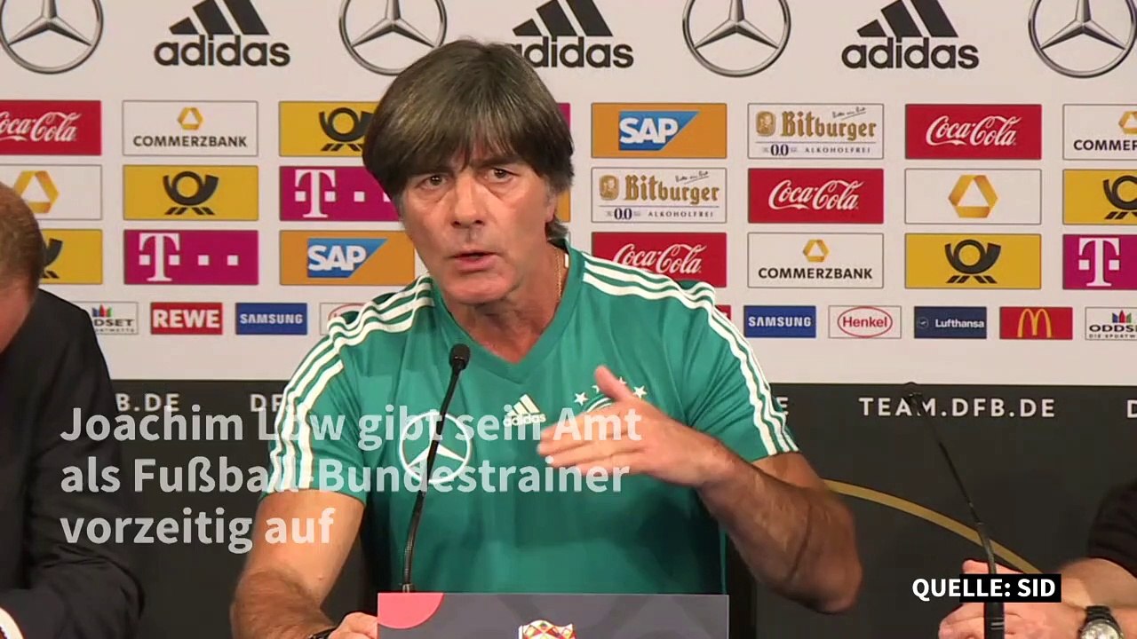 Bundestrainer Löw hört nach EM vorzeitig auf