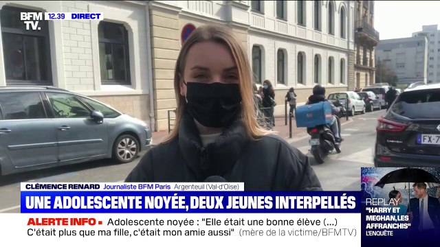 Adolescente noyée à Argenteuil: les élèves du collège de la victime sous le choc