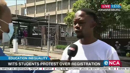 Wits students protest over registration