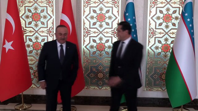 TAŞKENT - Bakan Çavuşoğlu, Özbekistan Başbakan Yardımcısı Umurzakov ile görüştü