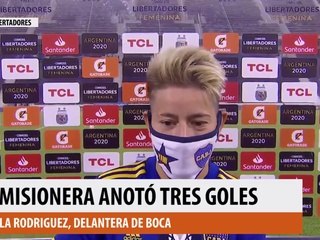 la misionera anotó tres goles