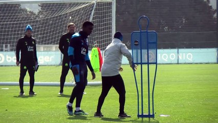 OM : les premières images de Jorge Sampaoli à l'entraînement de mardi
