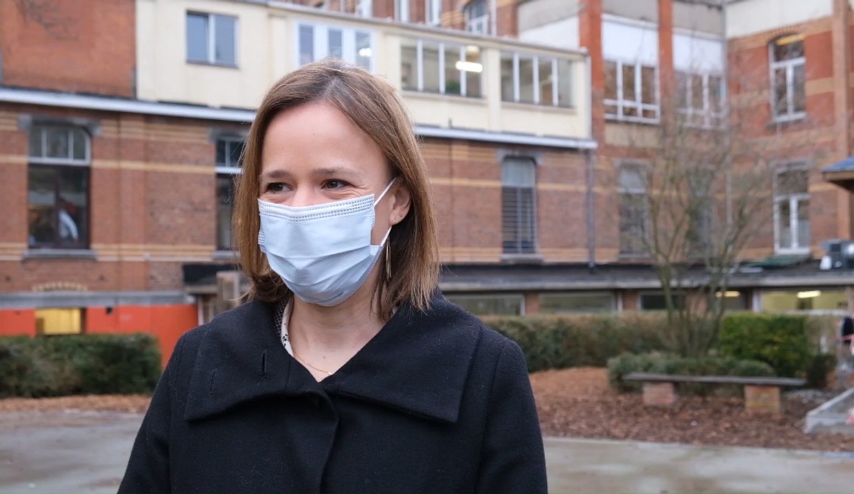 Réaction de la ministre Caroline Désir après la...