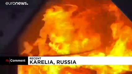 Rusia | Ruskeala Express, el tren de vapor que recorre los bosques de Carelia