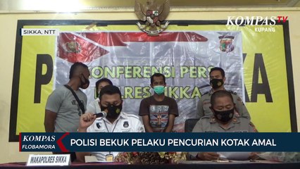 Polisi Tangkap Pelaku Pencurian Kotak Amal