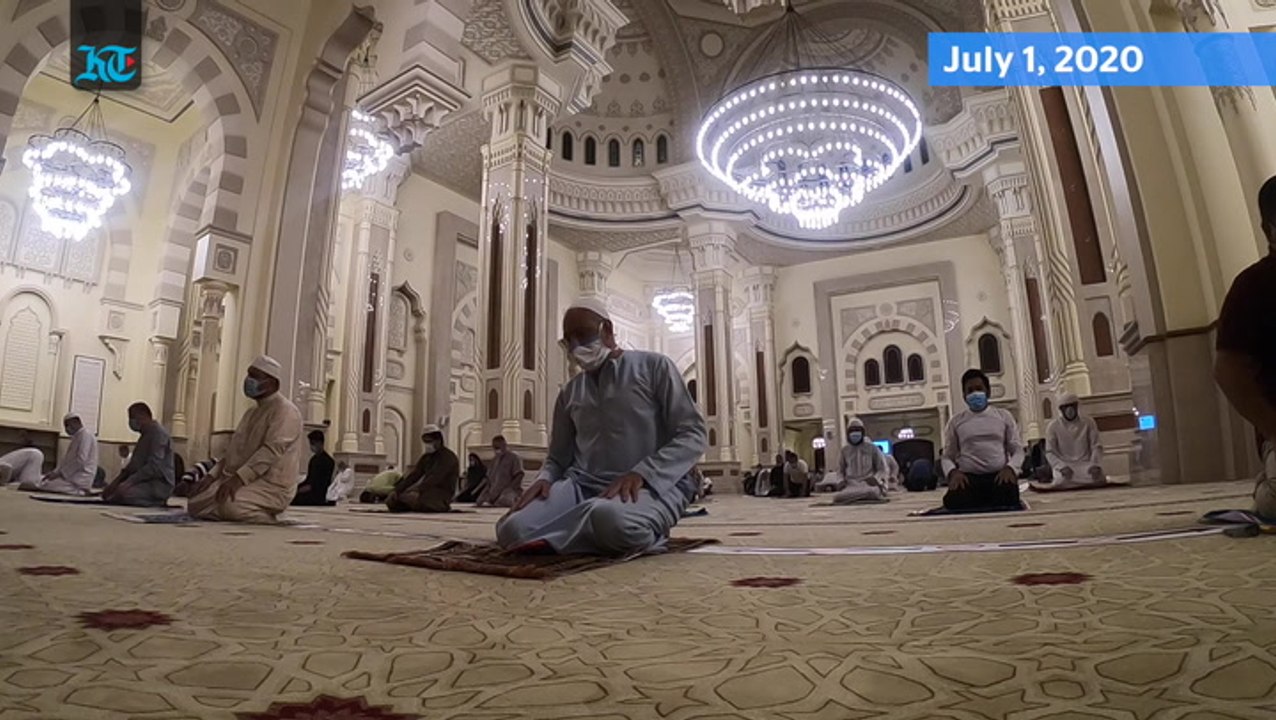 First Fajr prayers as Mosques reopen in UAE